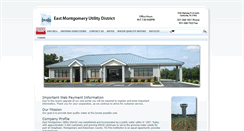 Desktop Screenshot of eastmontgomeryutilitydistrict.com